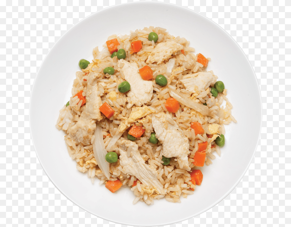 Kids Chicken Fried Rice 800 Rice With Fried Chicken, Plate, Food, Food Presentation, Meal Free Png Download