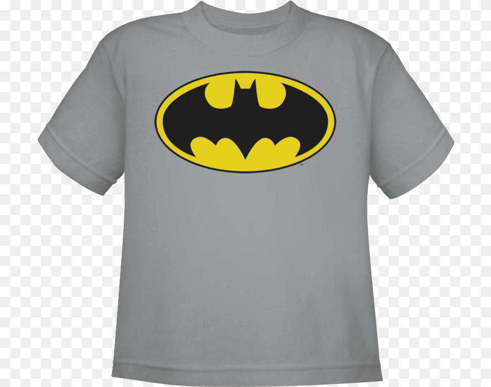 Kids Classic Batman Logo Silver T Shirt Youth It39s A Wonderful Life Wonderful Life Logo, Symbol, Clothing, T-shirt, Batman Logo Free Transparent Png