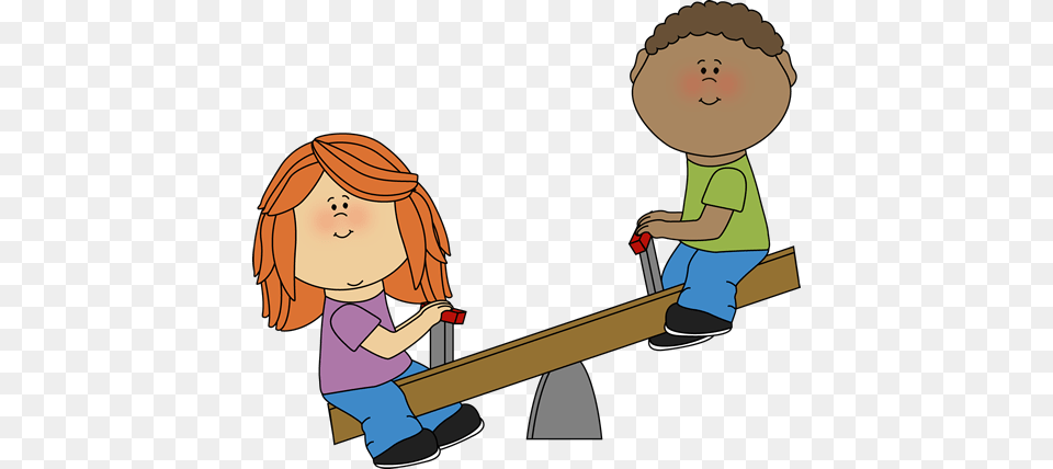 Kids Clip Art, Seesaw, Toy, Baby, Person Png