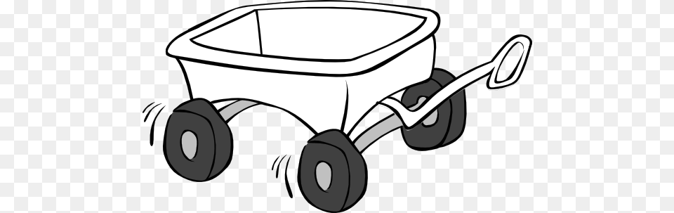 Kids Clip Art Black And White, Wagon, Vehicle, Transportation, Carriage Free Transparent Png