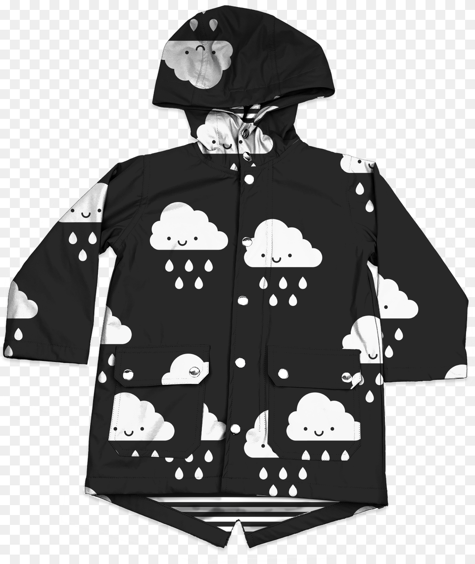 Kids Cloud Raincoat, Clothing, Coat, Jacket, Hoodie Free Transparent Png