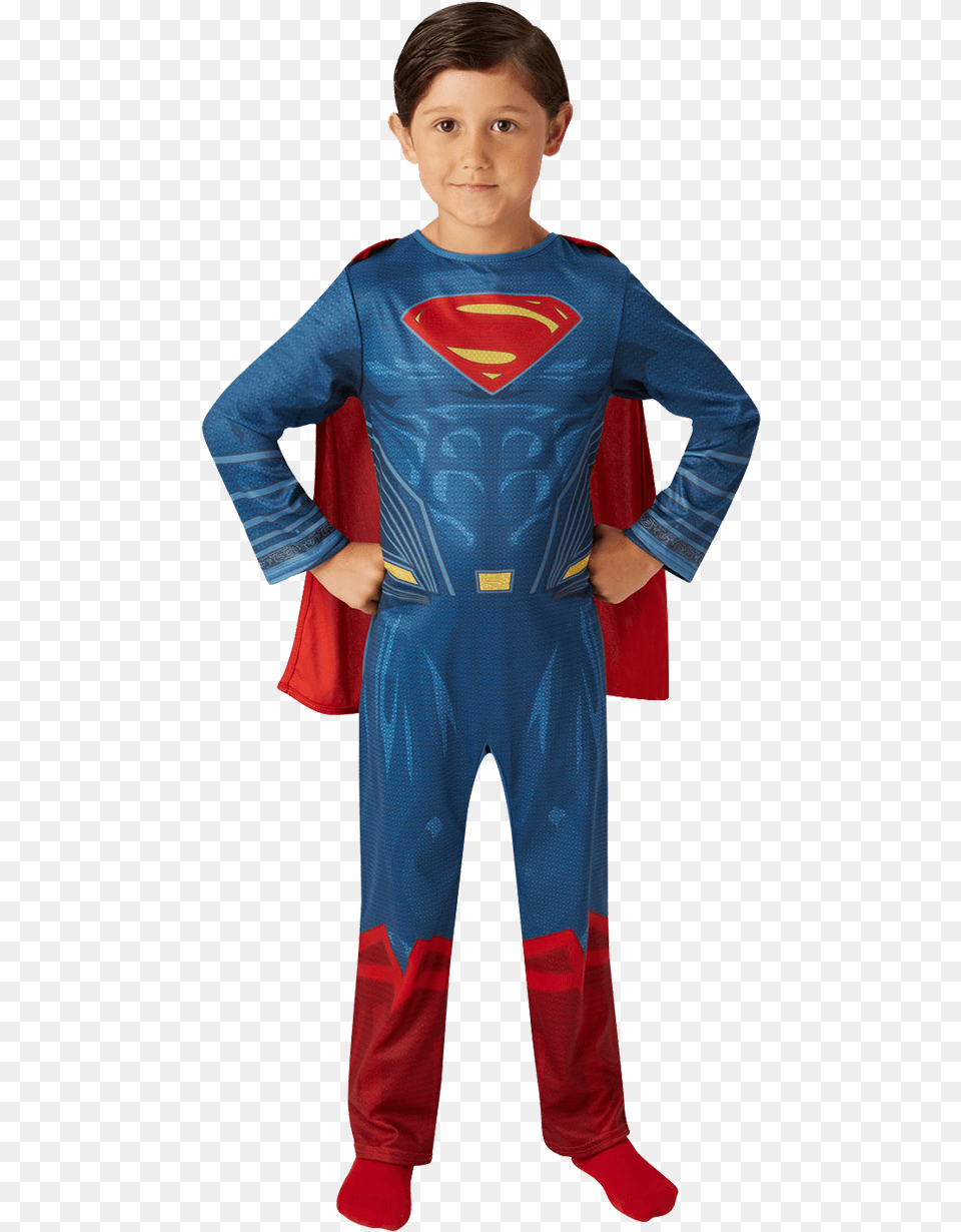 Kids Dawn Of Justice Superman Costume Superman Dress For Kids, Cape, Clothing, Person, Boy Free Transparent Png