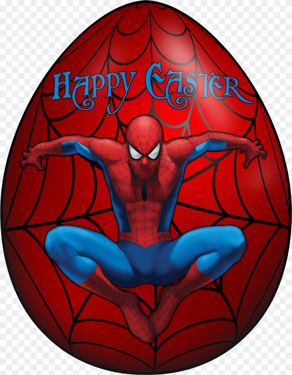 Kids Easter Egg Spiderman Clip Art Image Spider Man Easter Free Png