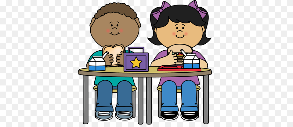Kids Eating Lunch Kindergarten School School, Book, Person, Publication, Reading Free Transparent Png