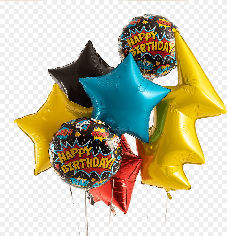 Kids Gifts Classic Princess Birthday Party Decoration Superhero Birthday Balloons, Balloon, Food, Sweets Free Transparent Png