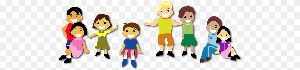 Kids Group Happy Time Preschool Outstanding Early Group Kids Clipart, Baby, Person, Doll, Toy Free Transparent Png