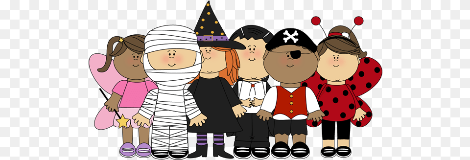 Kids Halloween Party Costume Clipart, Hat, Clothing, Person, People Free Png