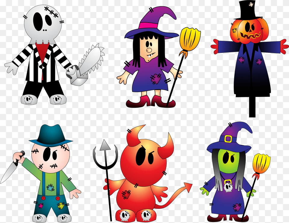 Kids Halloween Transparent U0026 Clipart Ywd Halloween Characters Clipart, Baby, Person, Face, Head Free Png Download