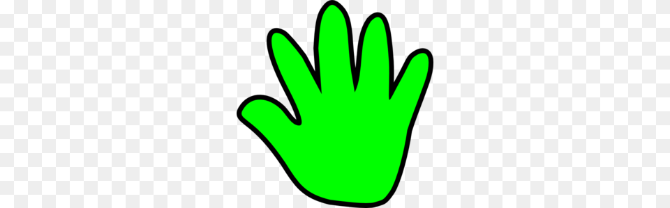 Kids Handprint Clipart, Clothing, Glove, Green Free Png Download