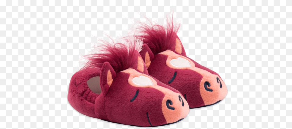 Kids Horse Slippers Insect, Clothing, Footwear, Plush, Shoe Free Transparent Png