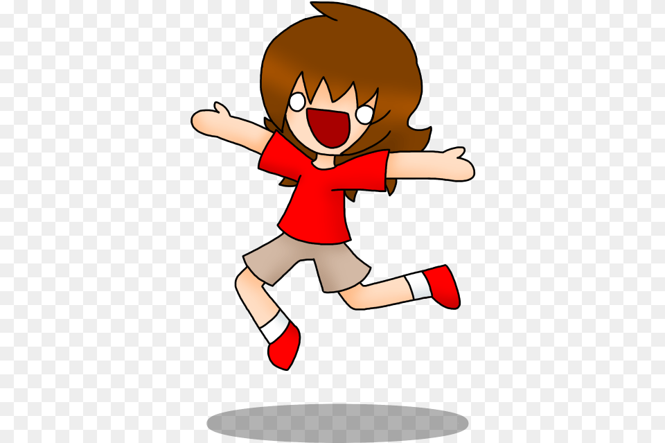 Kids Jump Image Animation Jump, Baby, Person, Book, Comics Png