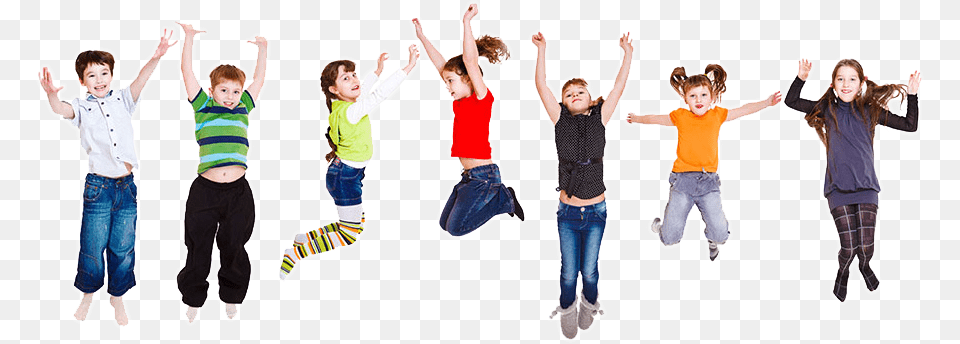 Kids Jumping Chldren, Clothing, Pants, Boy, Child Free Png