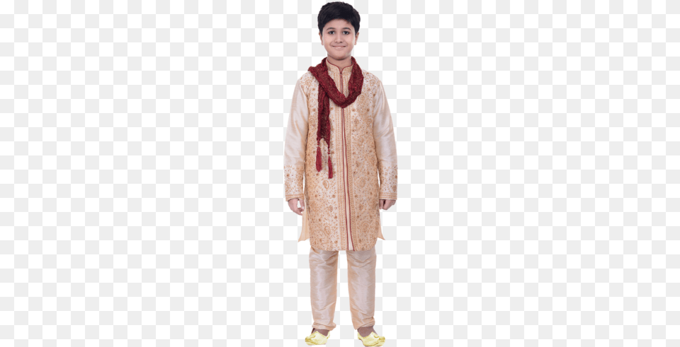 Kids Kurta Pyjama Kid In Kurta, Person, Clothing, Coat, Home Decor Png