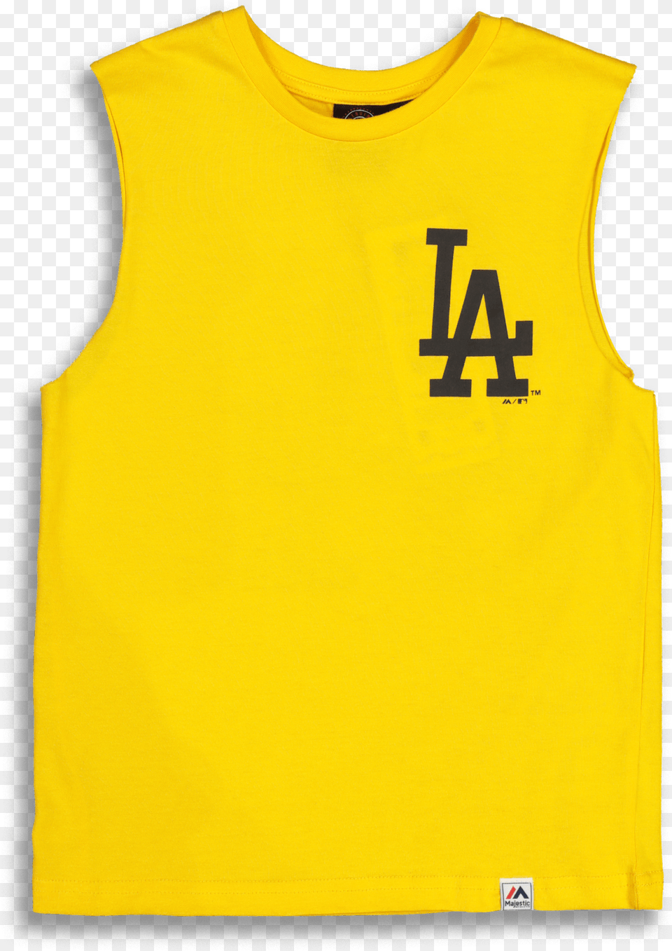Kids Los Angeles Dodgers Hydarn Muscle Gold Active Tank, Bib, Clothing, Person, Vest Free Transparent Png