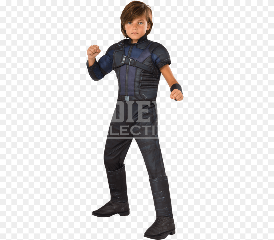 Kids Marvel Civil War Deluxe Hawkeye Costume Hawkeye Costume, Vest, Boy, Child, Clothing Free Png Download