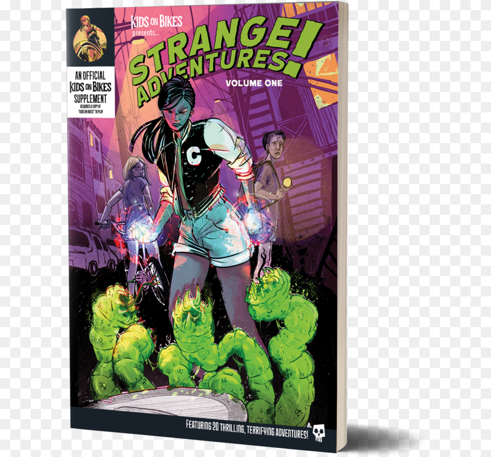 Kids On Bikes Strange Adventures Vol 1data Rimg, Publication, Book, Comics, Adult Free Png Download