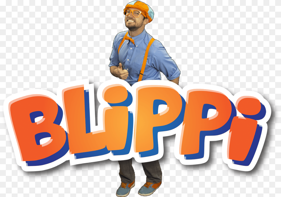 Kids Party Blippi, Helmet, Clothing, Hardhat, Person Png