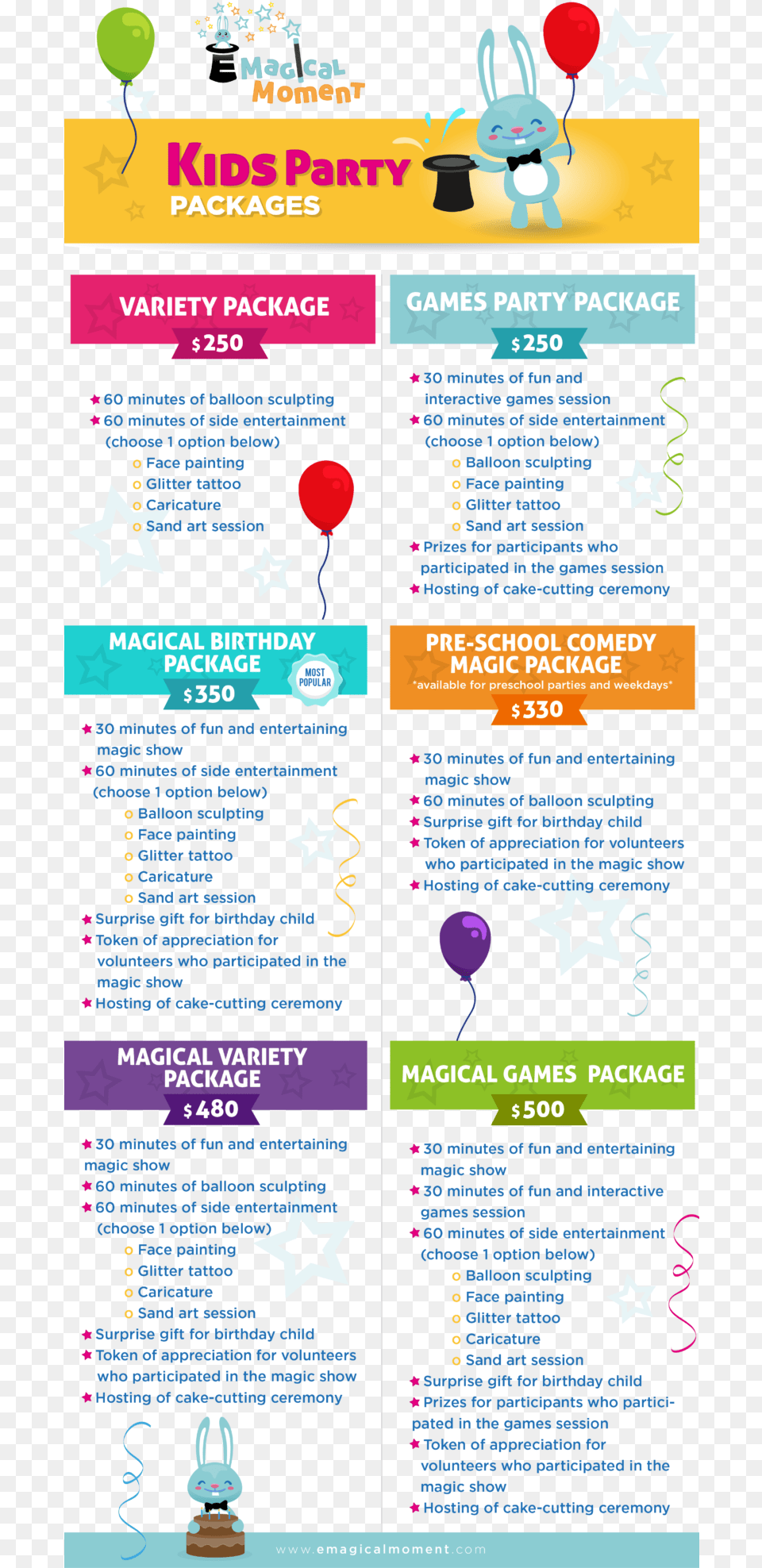 Kids Party Packages Birthday Party Package In Singapore, Advertisement, Poster, Text Free Transparent Png