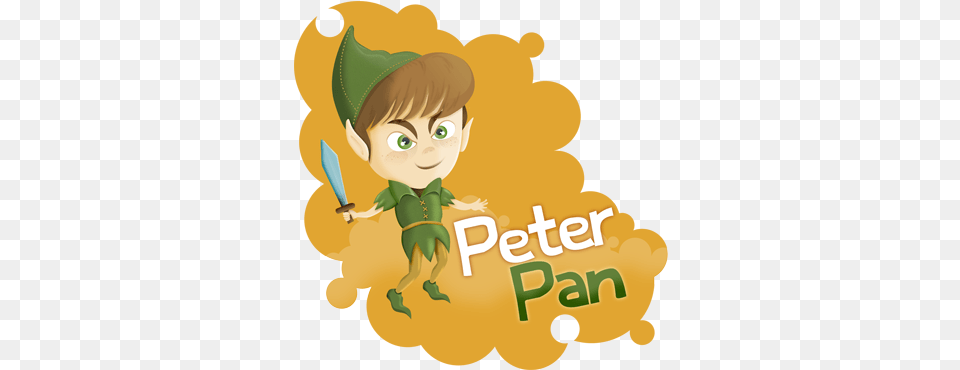 Kids Peter Pan Art Wall Decal Elf, Baby, Face, Head, Person Png