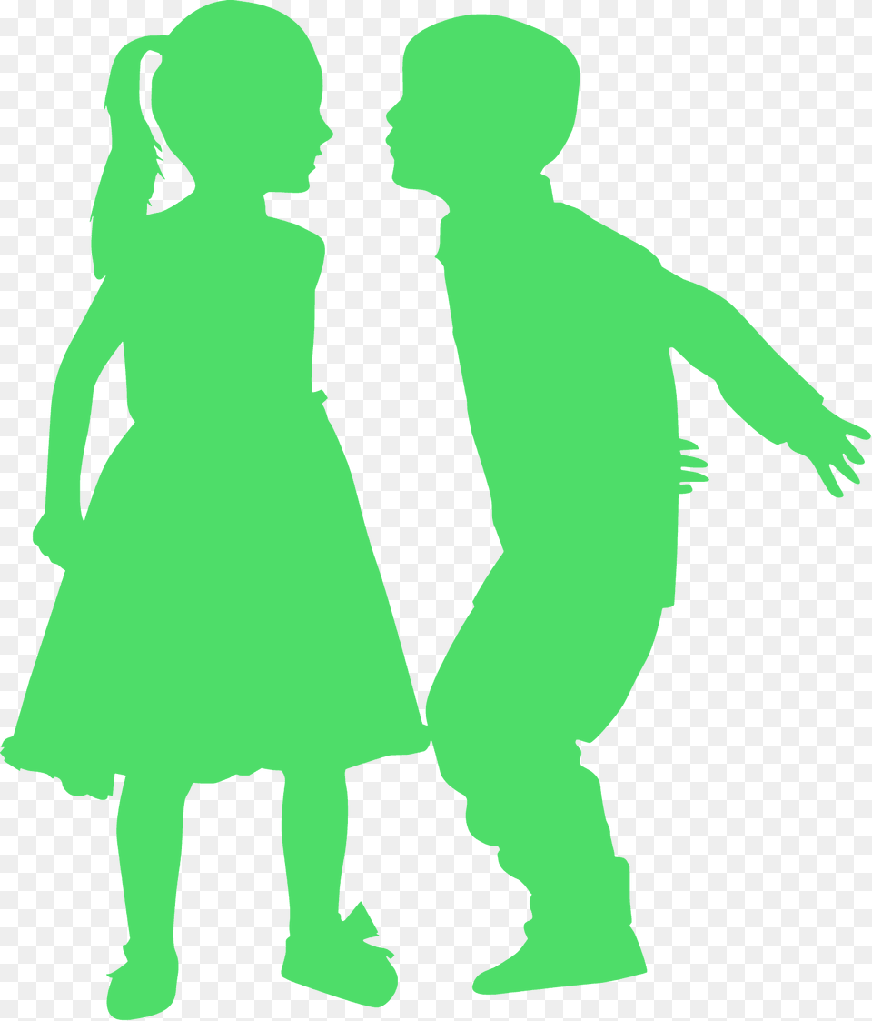 Kids Playing Silhouette, Person, Boy, Child, Male Png