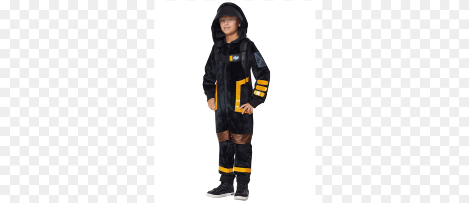 Kids Plush Dark Voyager Costume Dark Voyager Fortnite Costume, Clothing, Coat, Sweatshirt, Sweater Free Png