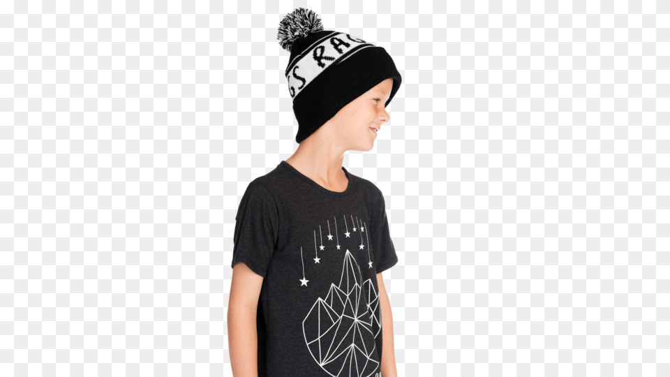 Kids Pom Beanie Beanie, Cap, Clothing, Hat, T-shirt Png Image