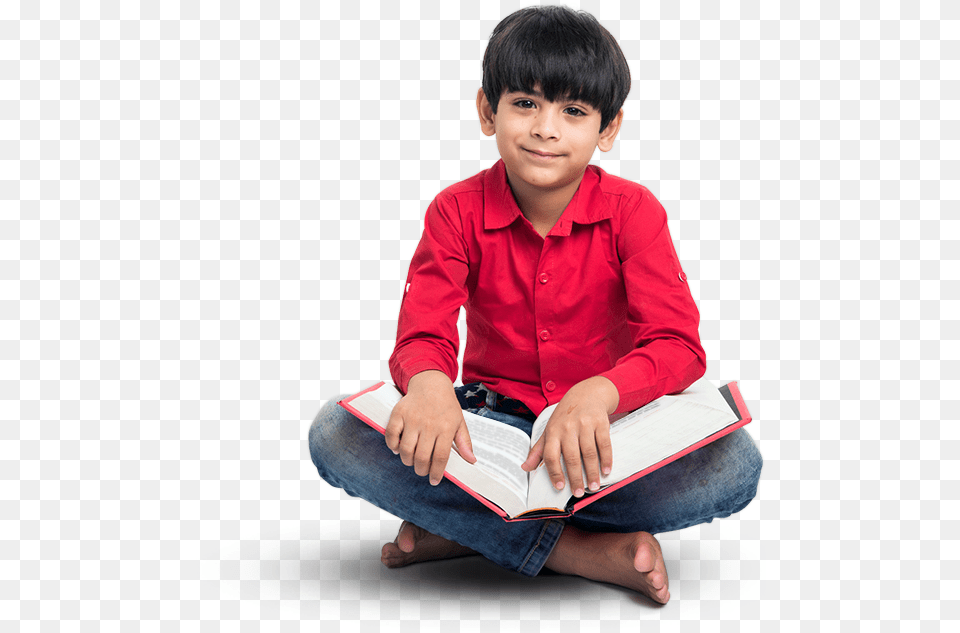 Kids Reading, Sitting, Person, Portrait, Photography Png