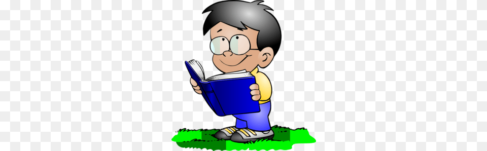 Kids Reading Clipart, Person, Baby, Face, Head Png Image