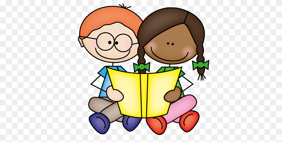 Kids Reading Clipart Clip Art, Person, Publication, Book, Head Free Png