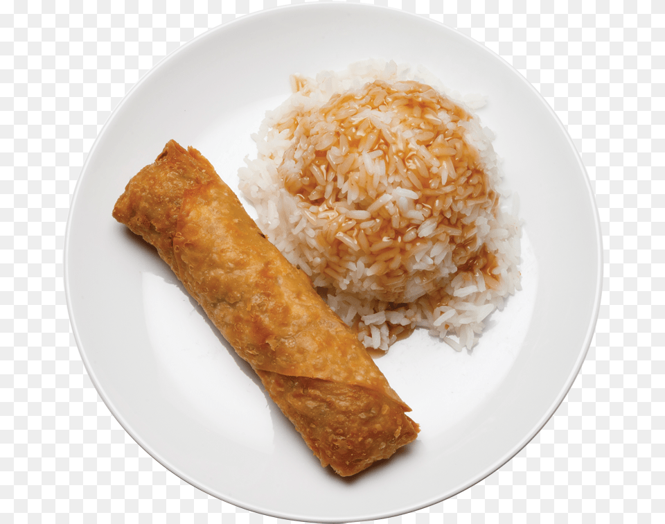 Kids Rice And Roll 800 Lumpia, Plate, Food, Food Presentation, Bread Free Transparent Png