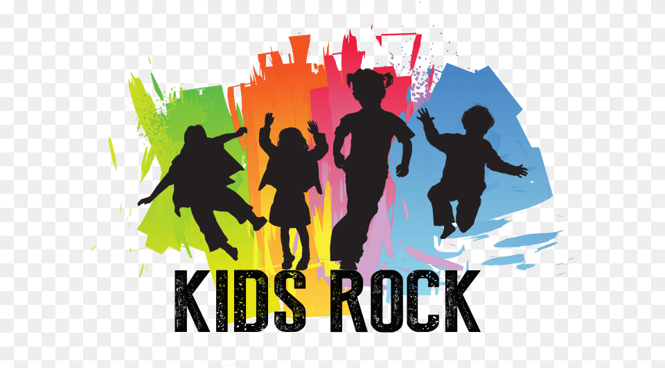 Kids Rock, Silhouette, Art, Graphics, Person Free Transparent Png