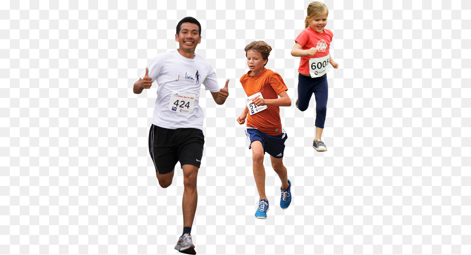 Kids Running U0026 Clipart Download Ywd Running People, T-shirt, Shorts, Clothing, Adult Free Transparent Png