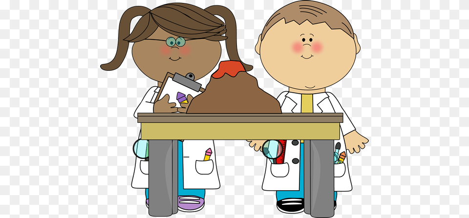 Kids Science Experiments Clipart Crafts And Arts, Baby, Person, Clothing, Coat Free Transparent Png