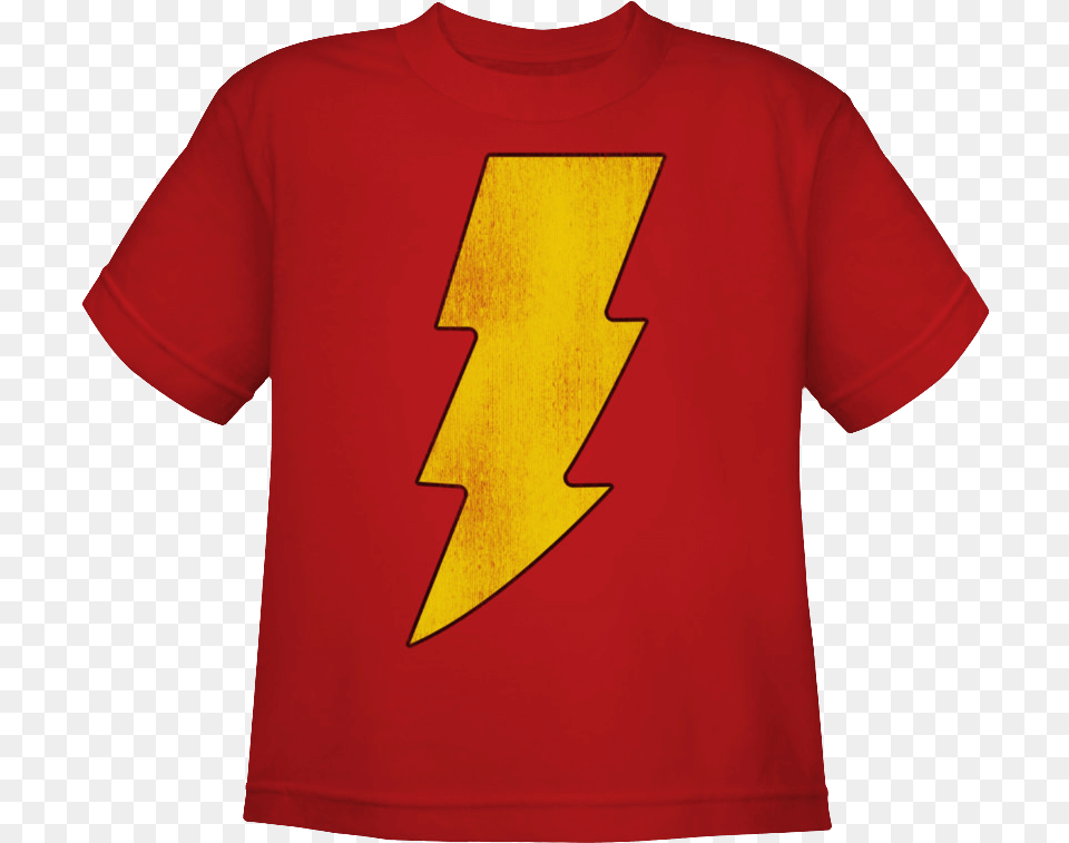 Kids Shazam Logo T Shirt Harry Potter T Shirt Gryffindor, Clothing, T-shirt, Symbol, Weapon Free Transparent Png