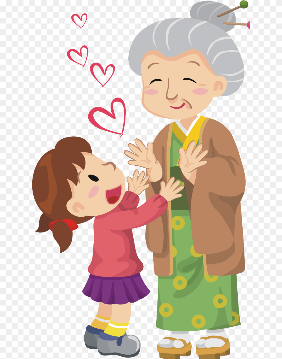 Kids Showing Respect To Elders Happy Anniversary Wishes To Grandparents, Baby, Person, Head, Portrait Png