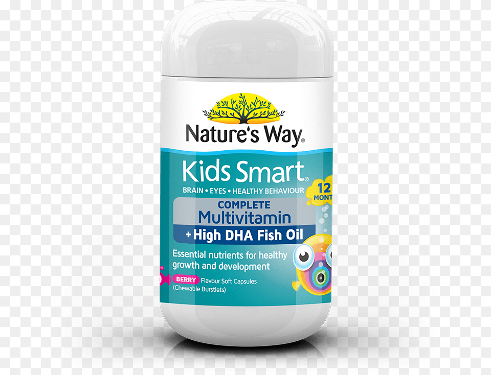 Kids Smart Burstlets Complete Multivitamin 50s Nature39s Way, Cosmetics, Bottle, Deodorant, Shaker Free Transparent Png