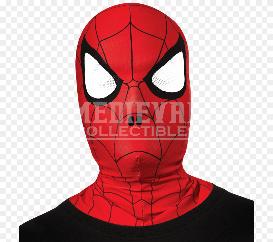 Kids Spider Man Fabric Overhead Mask, Adult, Male, Person, Alien Free Png Download