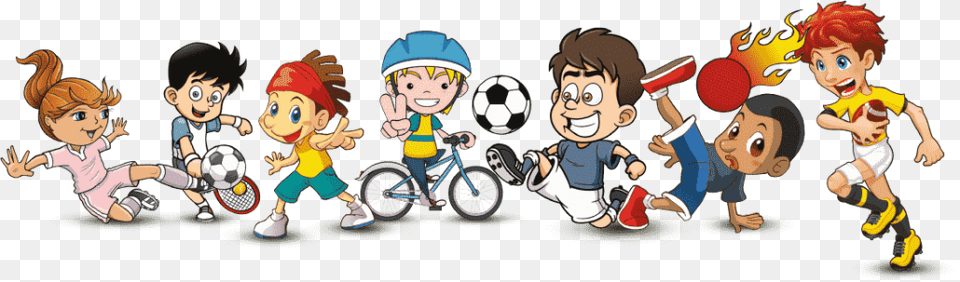 Kids Sports Clipart, Publication, Book, Comics, Baby Free Png Download