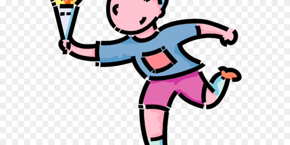 Kids Sports Olympic Torch Transparent Cartoons, Light, Baby, Person Png