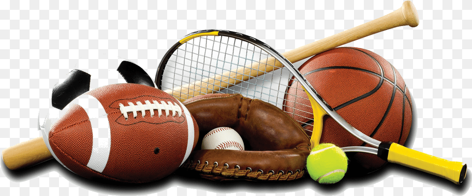 Kids Sportstransparentpng Sports Equipment, Tennis Racket, Tennis Ball, Ball, Baseball Png Image