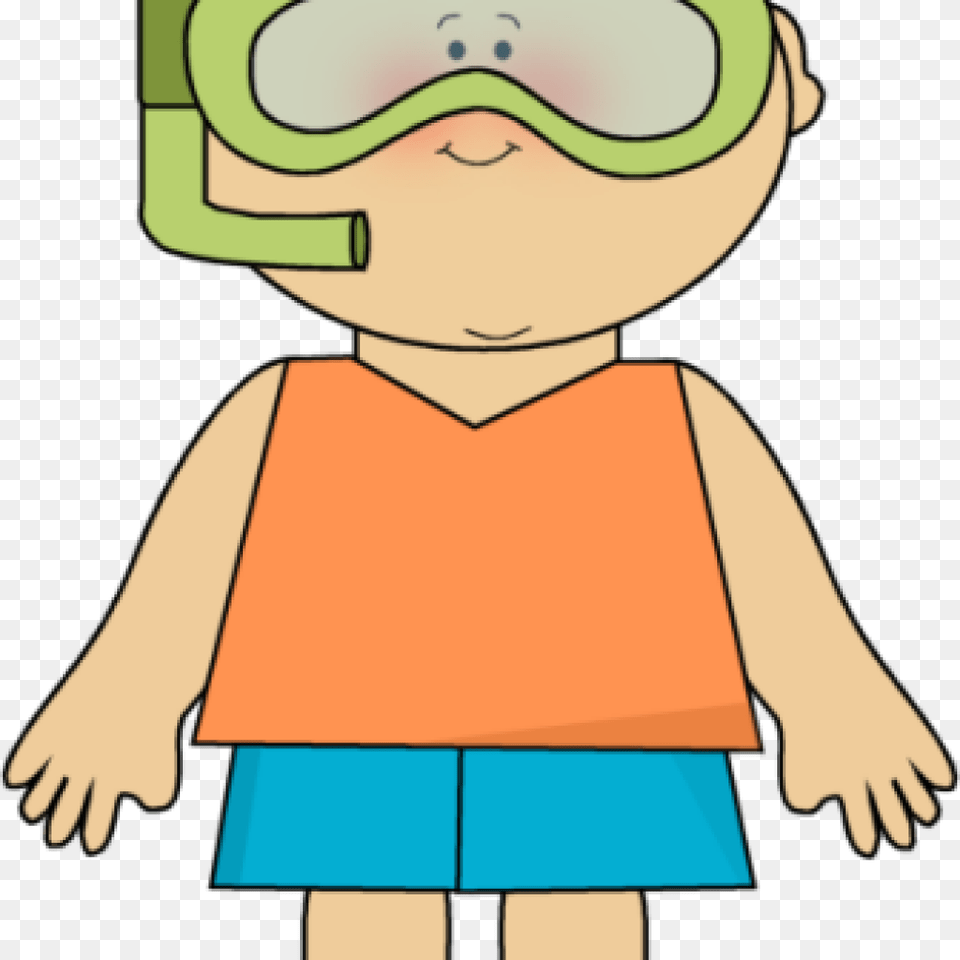 Kids Summer Clipart Clipart Accessories, Goggles, Baby, Person Free Png Download