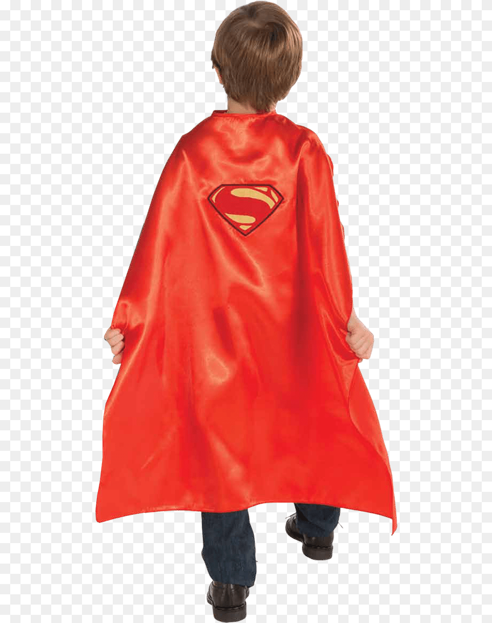 Kids Superman Cape Mantello Superman, Clothing, Coat, Fashion, Boy Free Png