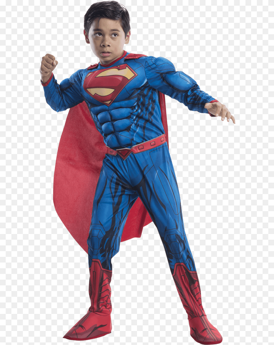 Kids Superman Costumes, Cape, Clothing, Costume, Person Free Png Download