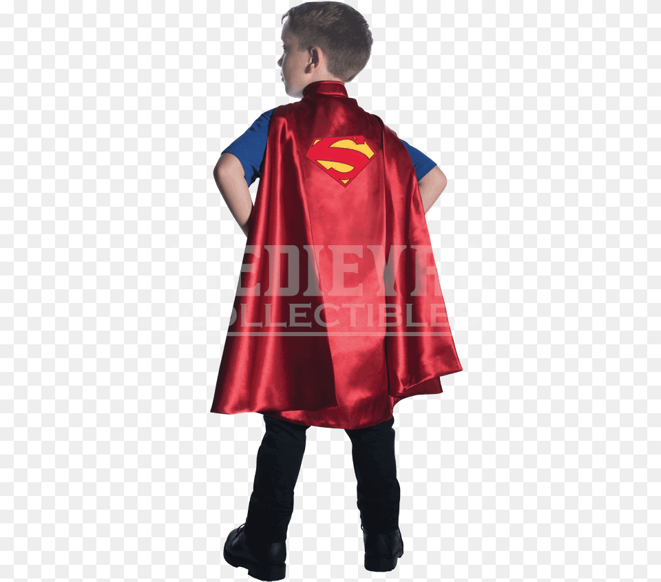 Kids Superman Deluxe Cape Rubies Costume Dc Superheroes Batman Deluxe Child Cape, Clothing, Fashion, Velvet, Boy Png Image