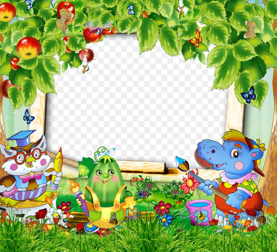 Kids Transpa Frame Gallery Yoville High Quality, Baby, Person, Grass, Plant Png Image