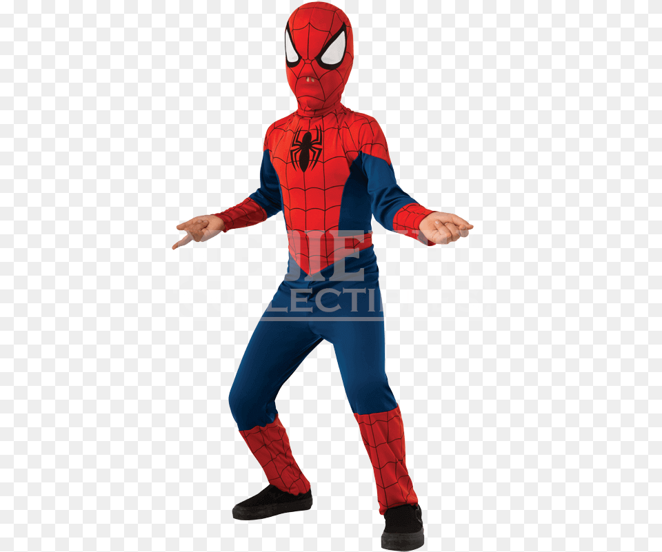 Kids Ultimate Spider Man Spider Man Costume Kids, Clothing, Person, Adult, Woman Png