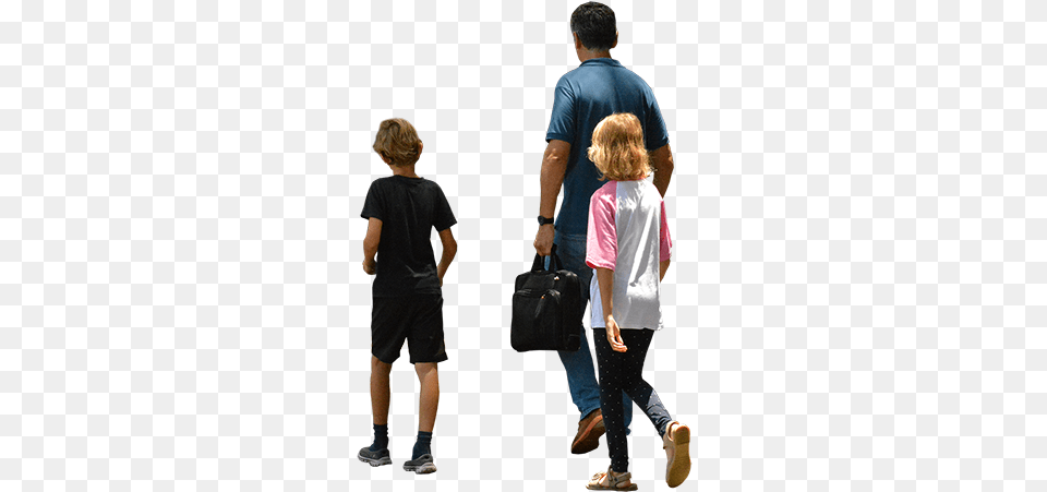 Kids Walking People Walking Family, Accessories, Handbag, Footwear, Shoe Free Png