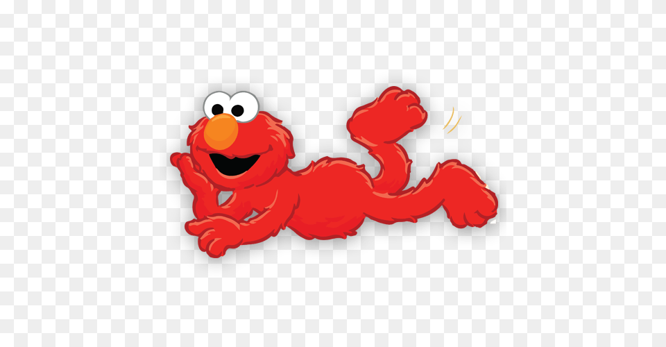 Kids Wall Sticker Elmo Lying Down, Face, Head, Person, Animal Free Png Download