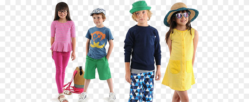 Kids Wear Clothes Spring Season Clothes For Kids, Hat, T-shirt, Sun Hat, Shorts Free Png Download
