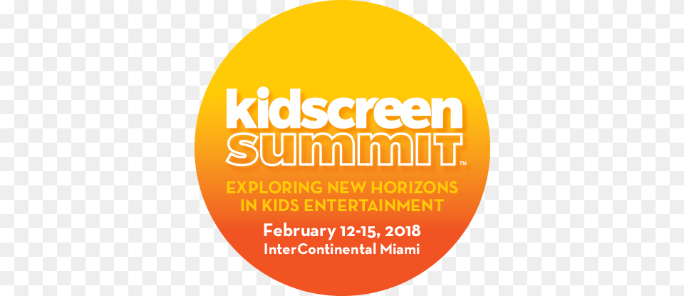 Kidscreen Summit 2018, Advertisement, Poster, Disk Png